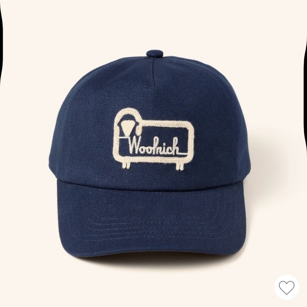 Woolrich x Target Baseball Cap Navy Blue W/ Embroidered Sheep NEW SOLD OUT